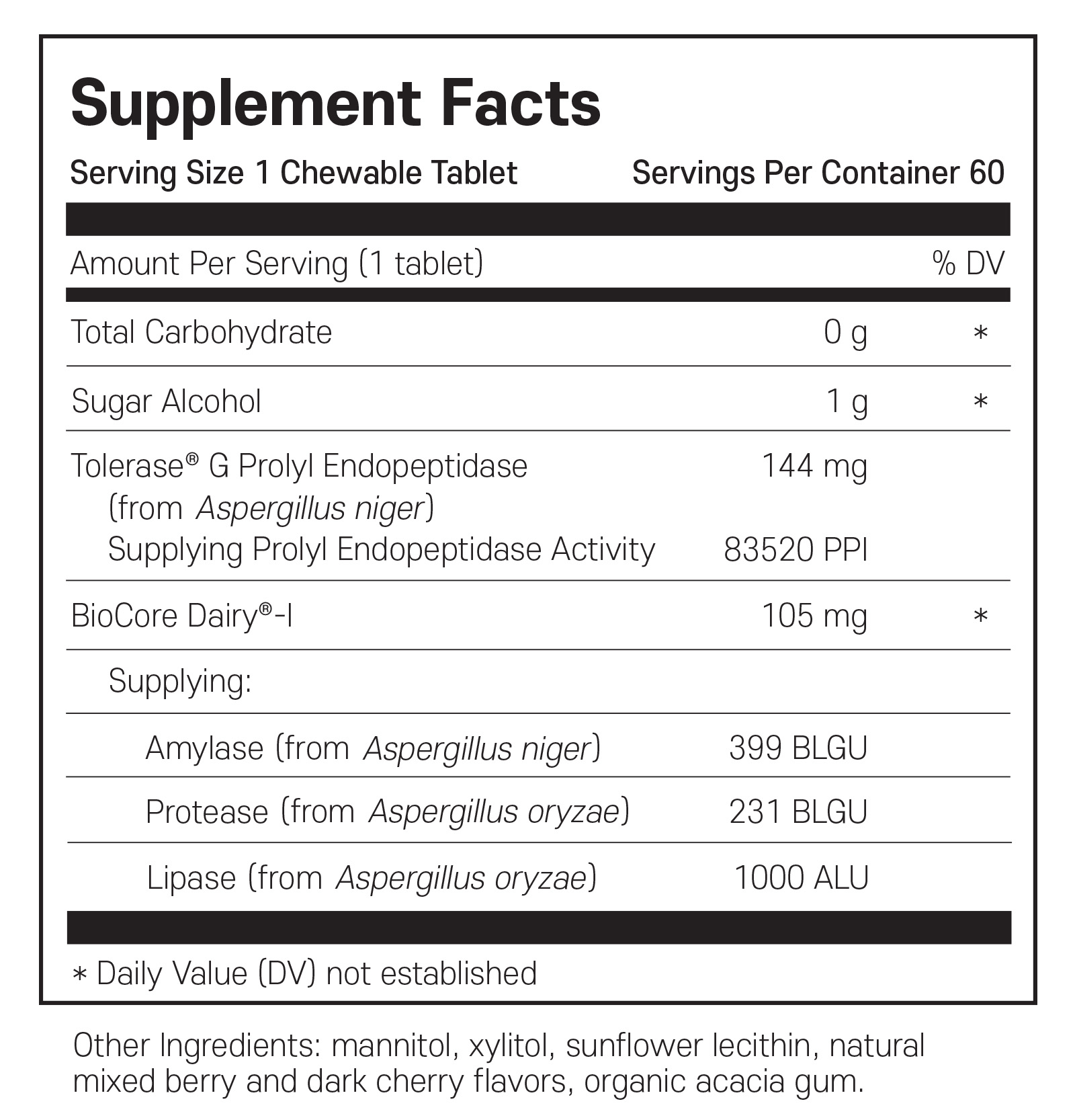 Product-Gluten/Dairy Formula